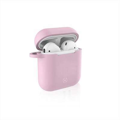 CELLY - CUSTODIA PER CHARGING BOX DELLE AIRPODS-Rosa/Silicone