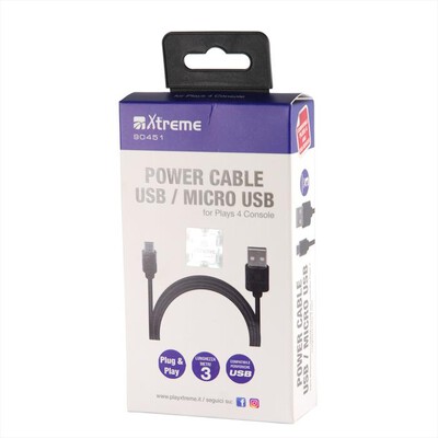 XTREME - 90451 - PS4 Power Cable USB