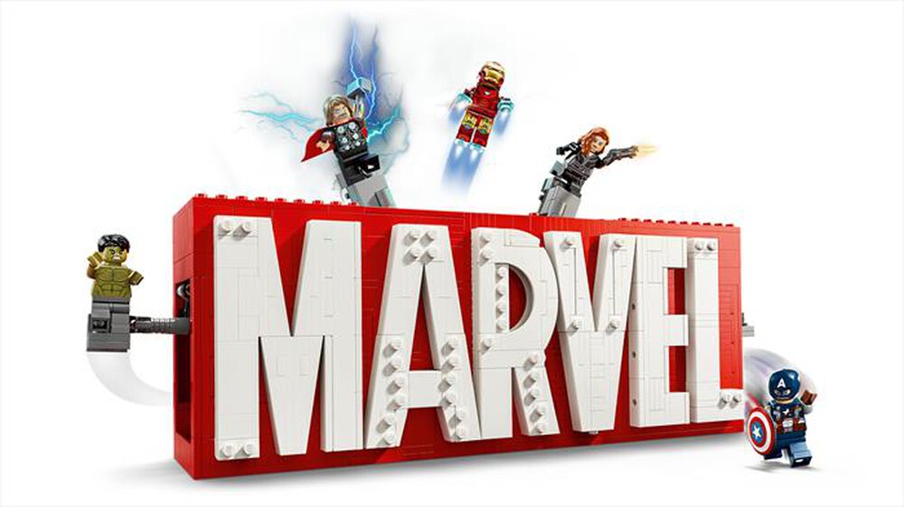 Immagine del prodotto LEGO - SUPER HEROES MARVEL Logo e Minifigure MARVEL 76313