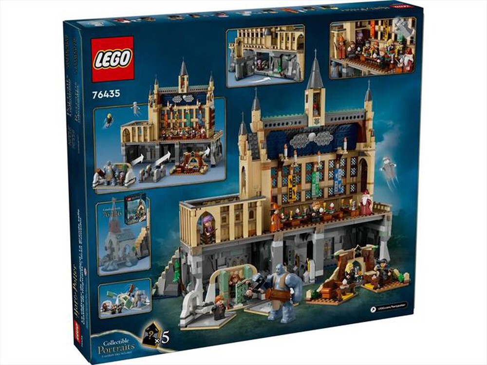 "LEGO - Castello di Hogwarts: Sala Grande - 76435-Multicolore"