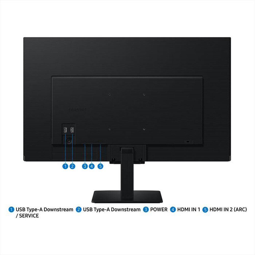 Immagine del prodotto SAMSUNG - SMART MONITOR M5 - M50F DA 27" FULL HD FLAT-Black