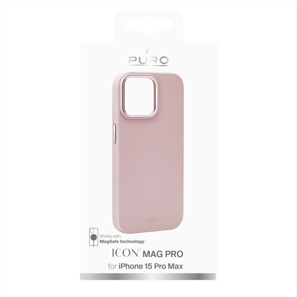 Immagine del prodotto PURO - Cover PUIPC15P67ICONMPROSE per iPhone 15 Pro Max-Rosa