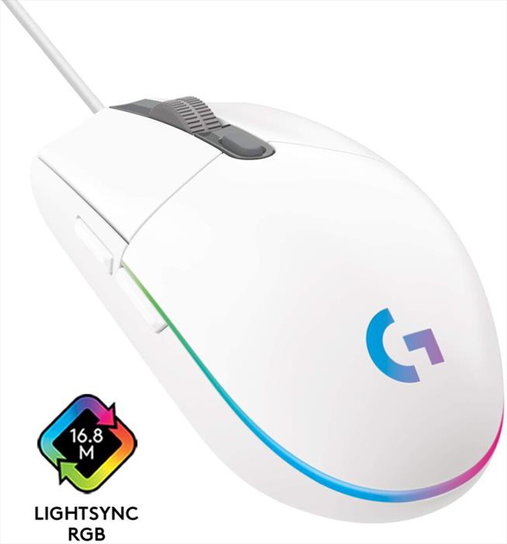 "LOGITECH - G203 LIGHTSYNC-Bianco"