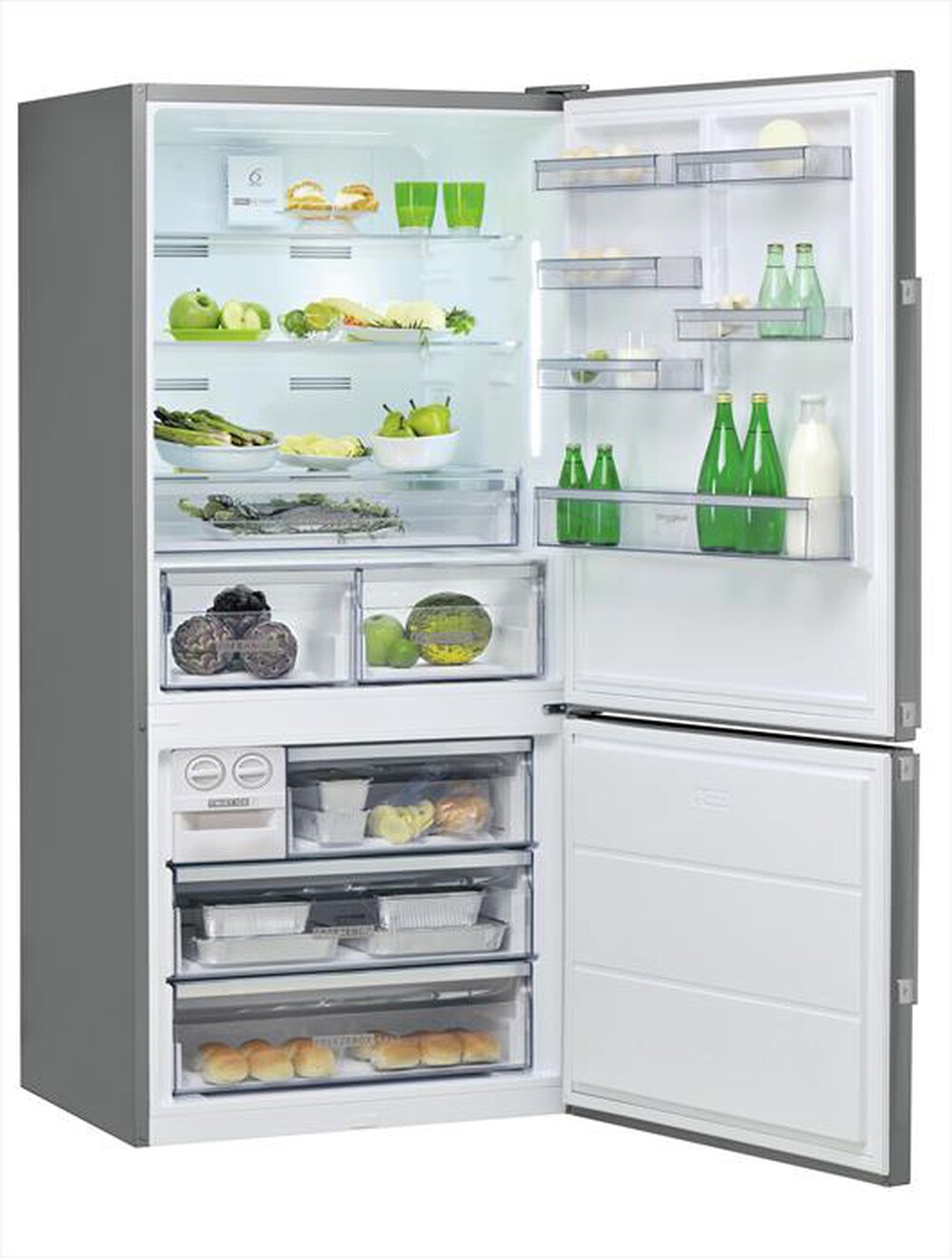 "WHIRLPOOL - Frigorifero combinato W84BE 72 X 2 N Classe E"
