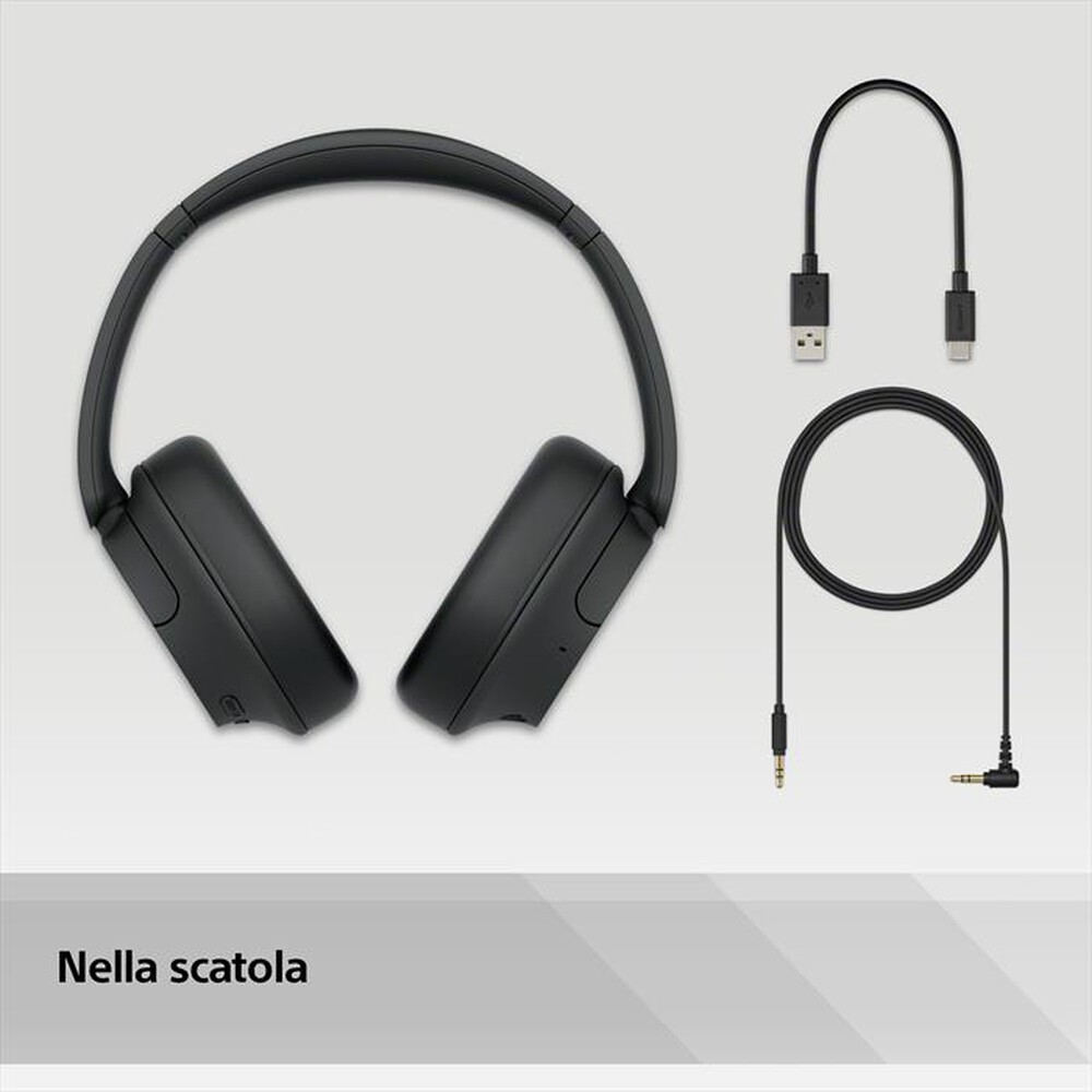 "SONY - Cuffie a padiglione chiuso WHCH720NB.CE7-Nero"