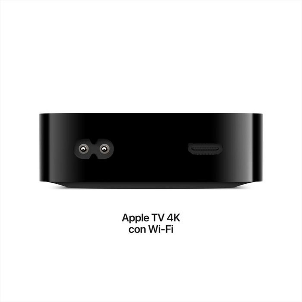 "APPLE - TV 4K WI-FI + ETHERNET CON 128GB DI ARCHIVIAZIONE-Nero, Argento"
