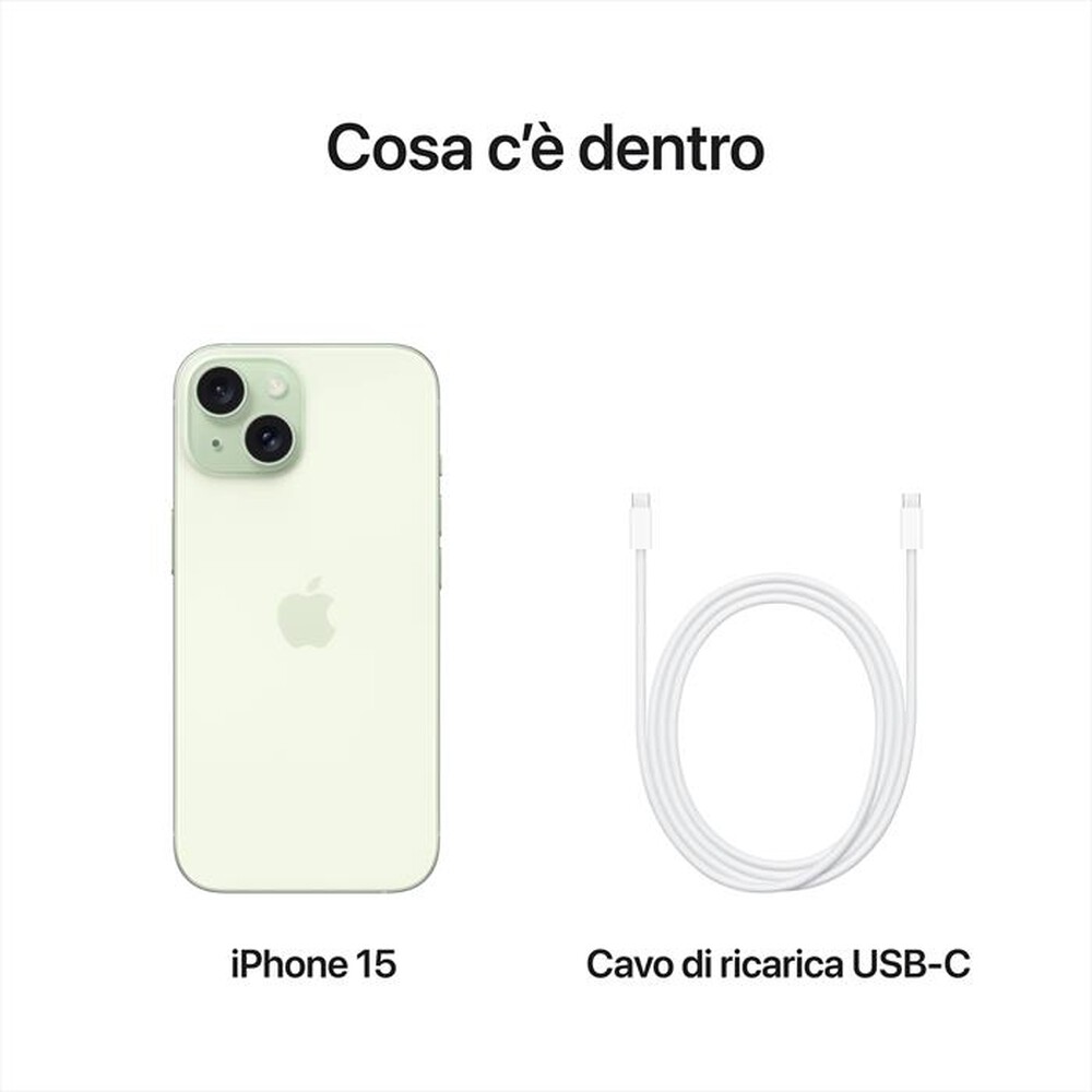 Immagine del prodotto APPLE - iPhone 15 256GB-Verde