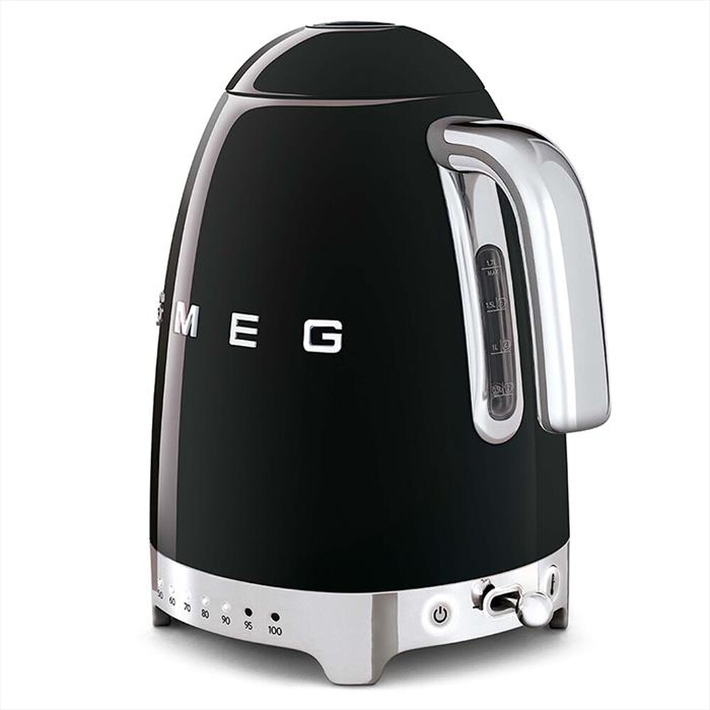 "SMEG - Bollitore a più Temperature 50's Style – KLF04BLEU-NERO"