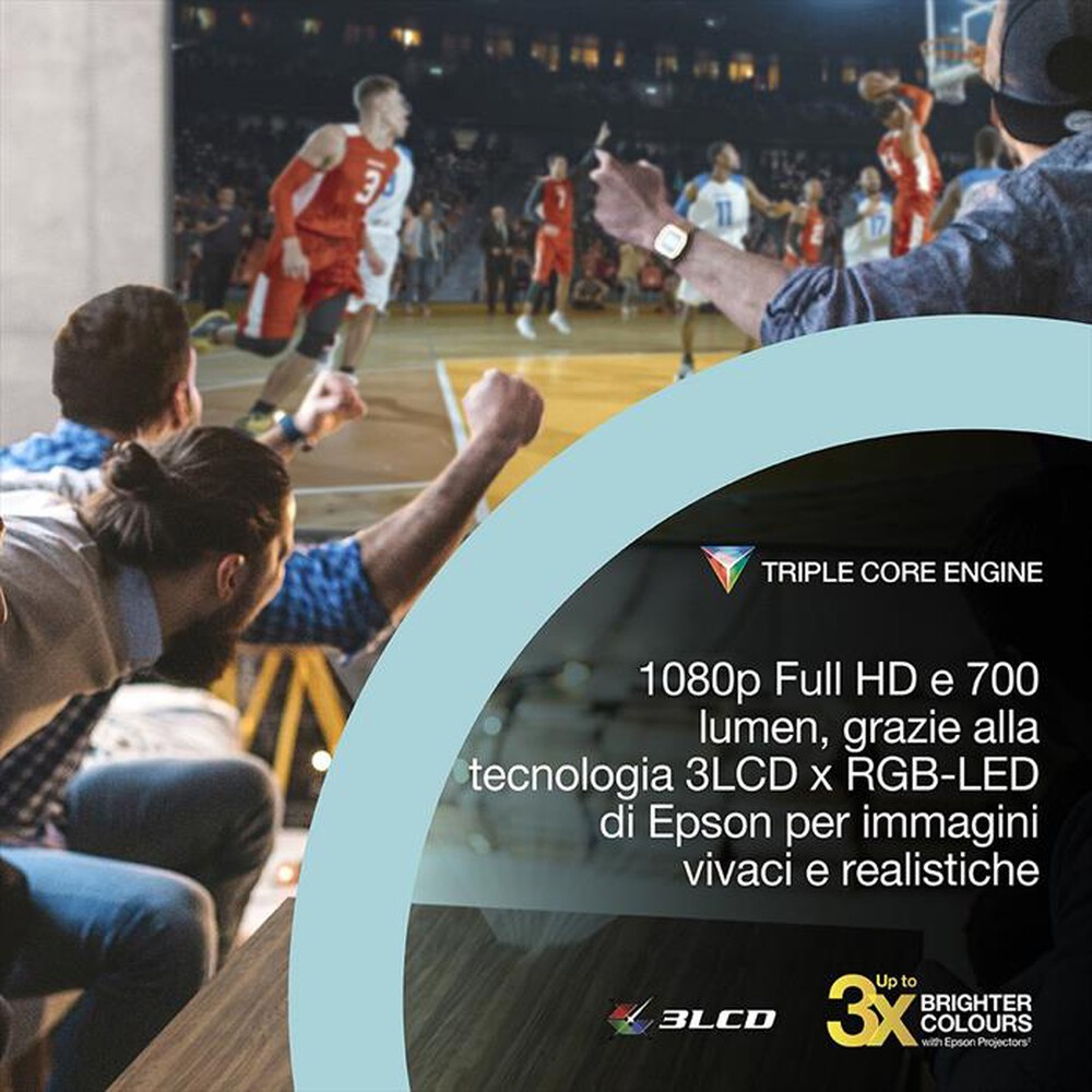 Immagine del prodotto EPSON - Videoproiettore EF-62N-Blu metallico