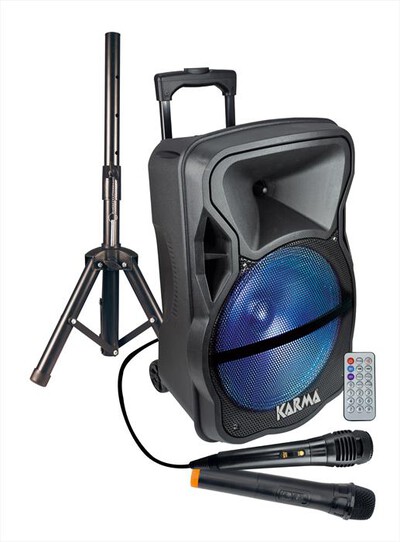 KARMA - Diffusore amplificato a batterie LX 12-Nero