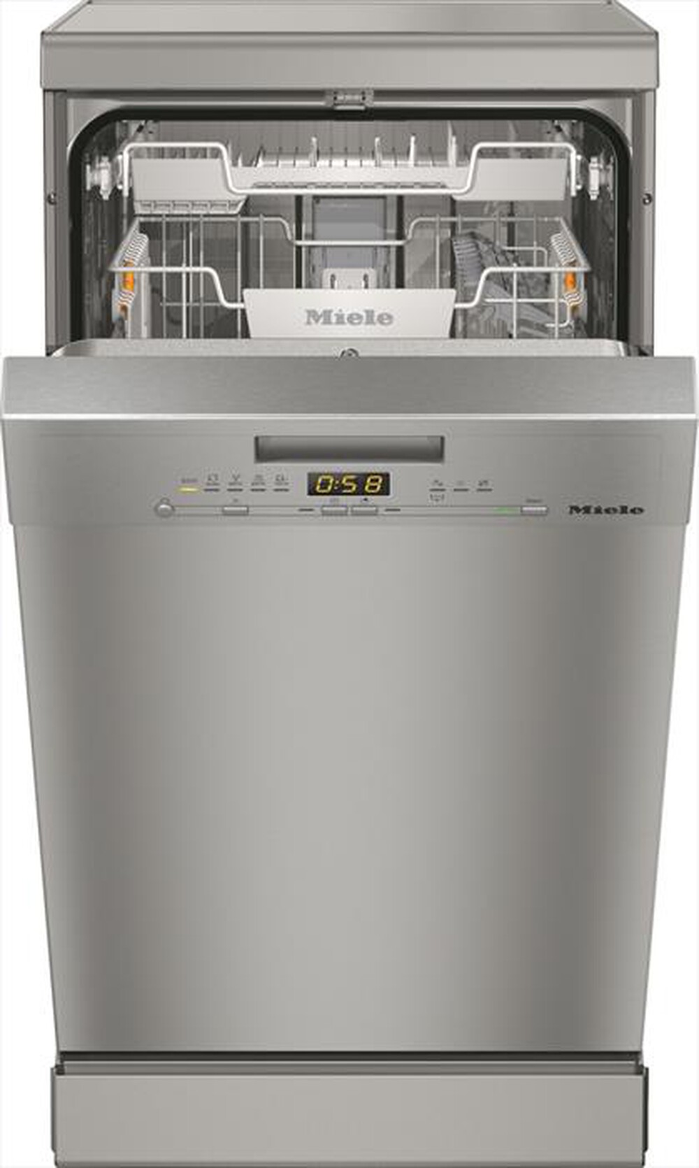 "MIELE - Lavastoviglie G 5540 SC CLST Classe E 9 coperti-CleanSteel"