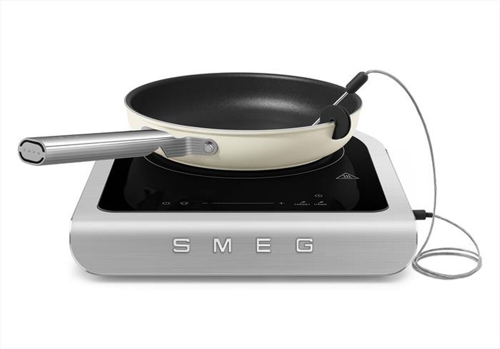 "SMEG - Piastra a induzione portatile PIC01BLMEU-Nero Opaco"