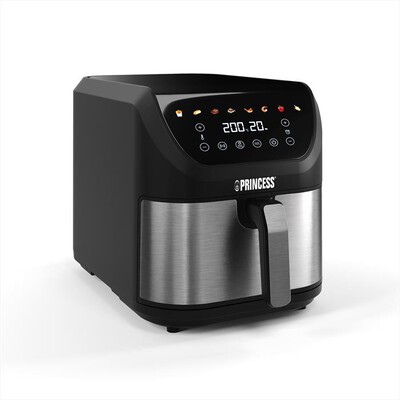 PRINCESS - Friggitrice ad aria 182467-NERO/PLASTICA/ACCIAIO