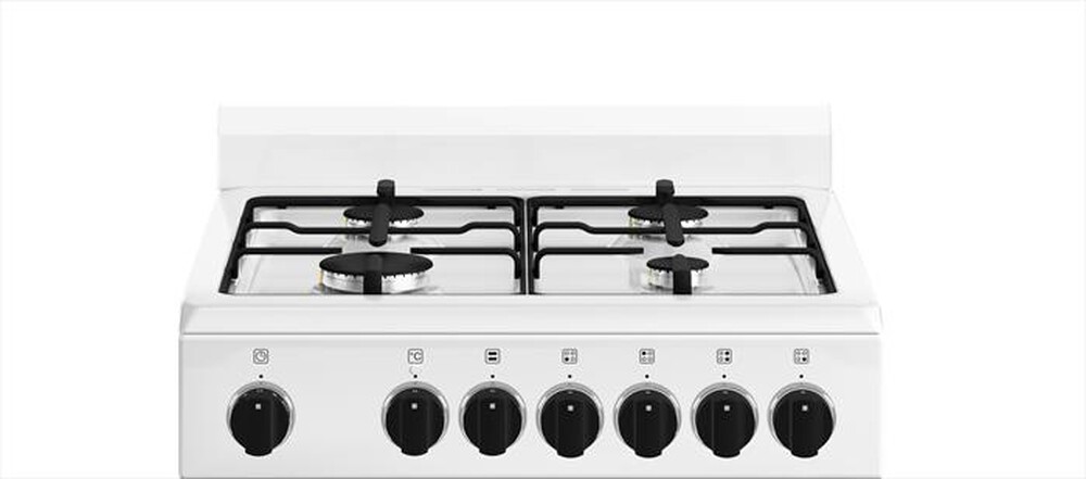 "BERTAZZONI LA GERMANIA - Cucina AMN664EBV24 Classe A-Bianco"