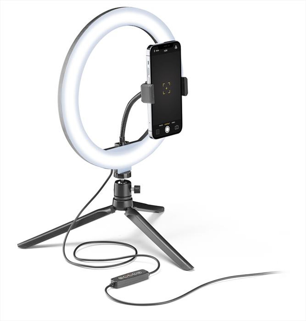 "CELLULARLINE - SELFIERINGCOLORK-Nero"