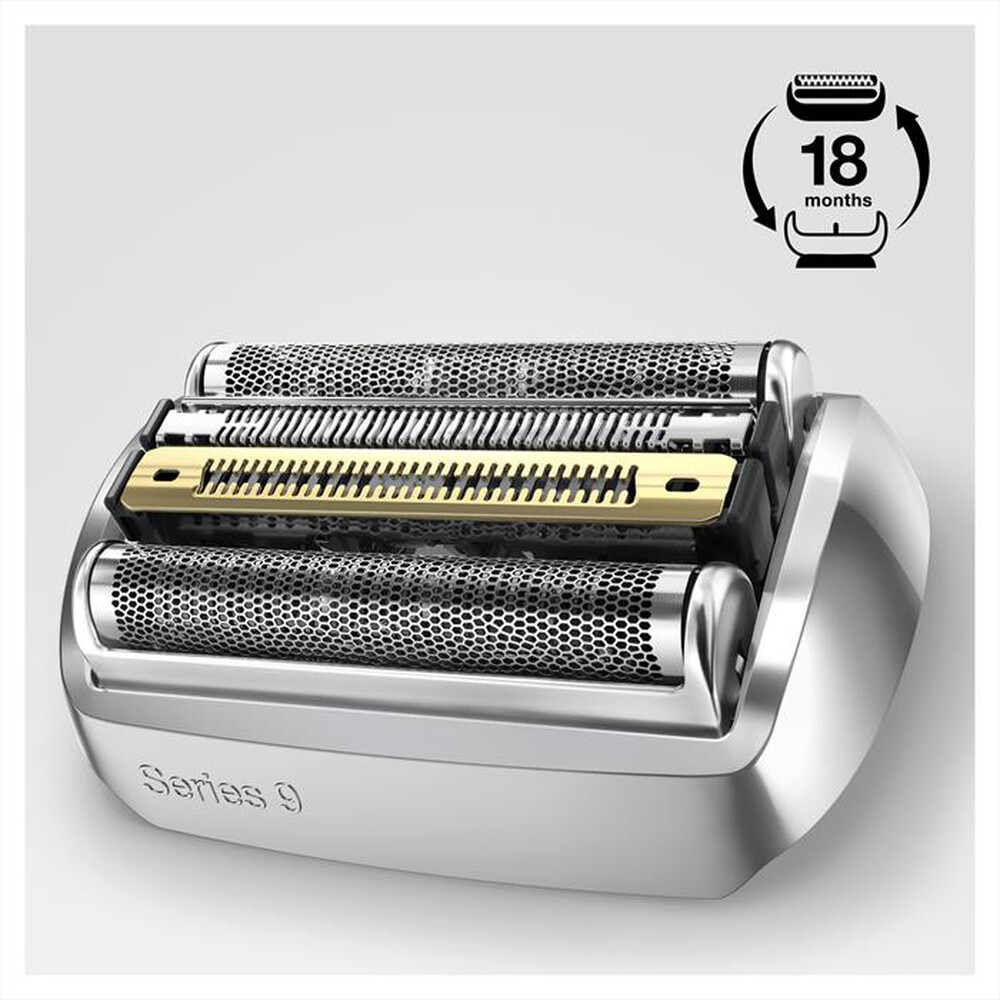"BRAUN - Testina di Ricambio per Rasoio Series 9 92S-Argento"
