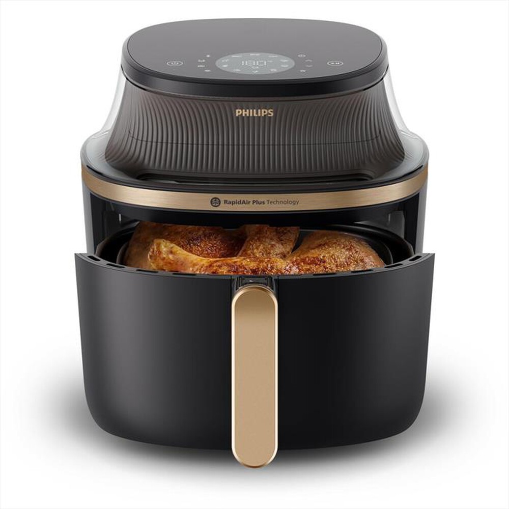 "PHILIPS - Friggitrice aria AIRFRYER SERIE 3000 6.2L NA332/00-Nero"