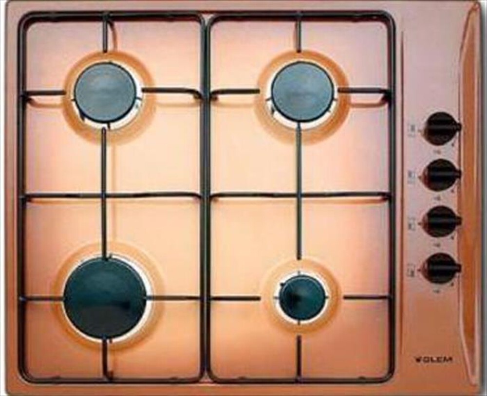 Immagine del prodotto GLEM GAS - Piano cottura a gas GTL64TF 4 fuochi 58,5cm-Terra di Francia