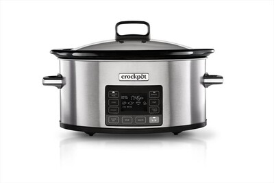 Crock Pot - SLOW COOKER 5,6 LT TIME SELECT-Silver