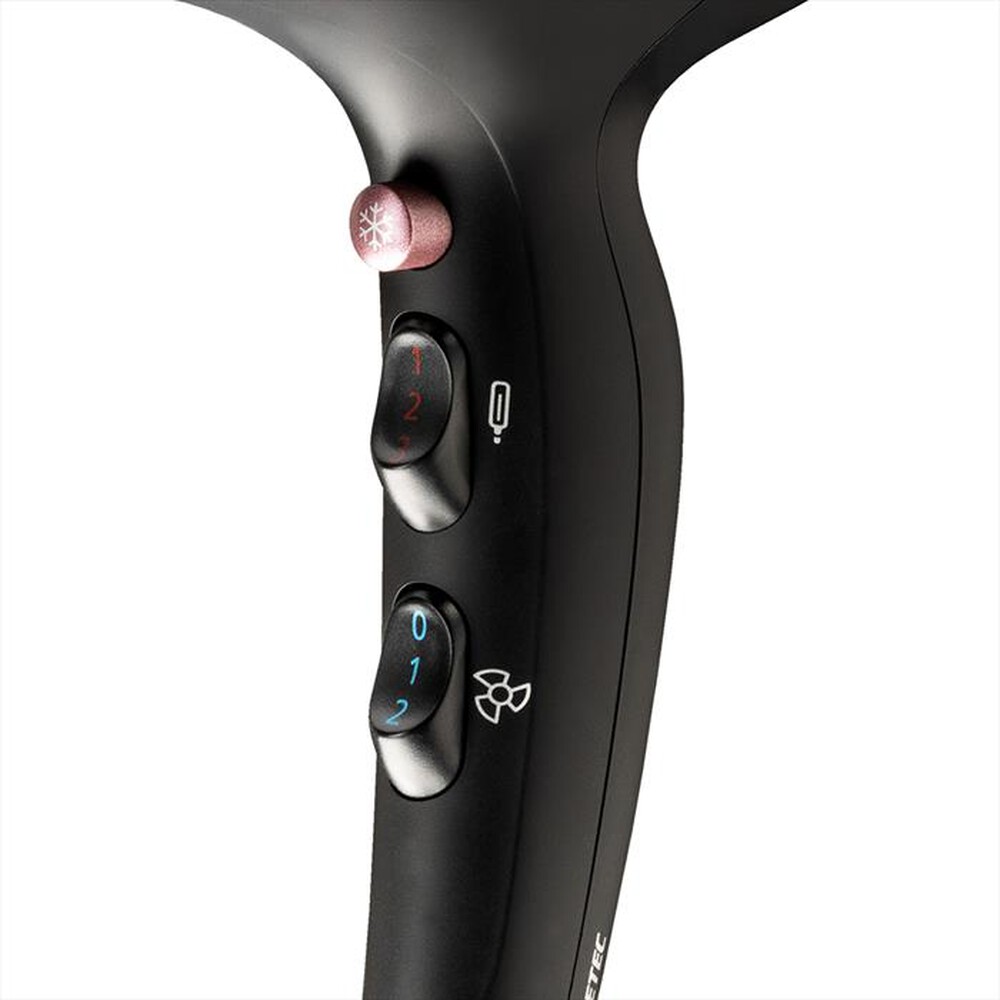"BELLISSIMA IMETEC - Asciugacapelli P7 3200-Nero + pink"