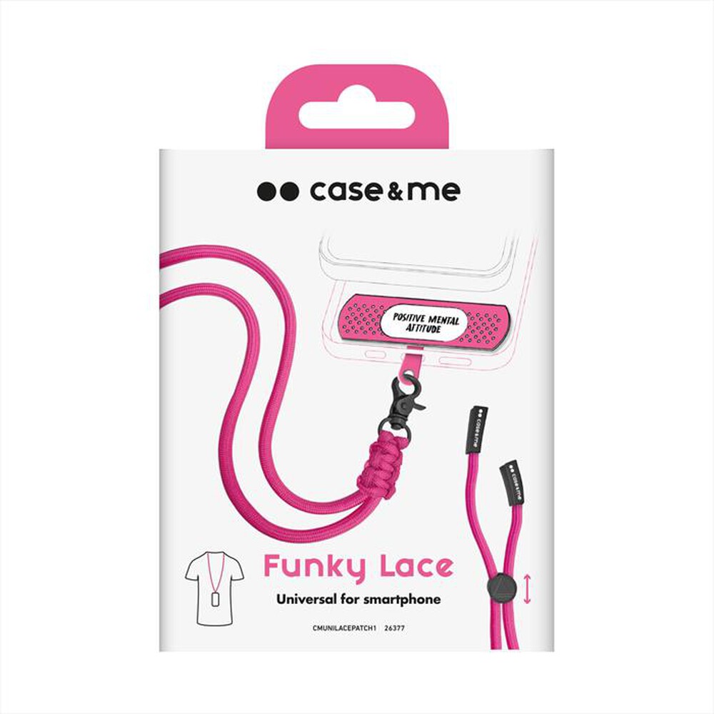 Immagine del prodotto CASEME - Laccio universale per smartphone CMUNILACEPATCH1-Fucsia