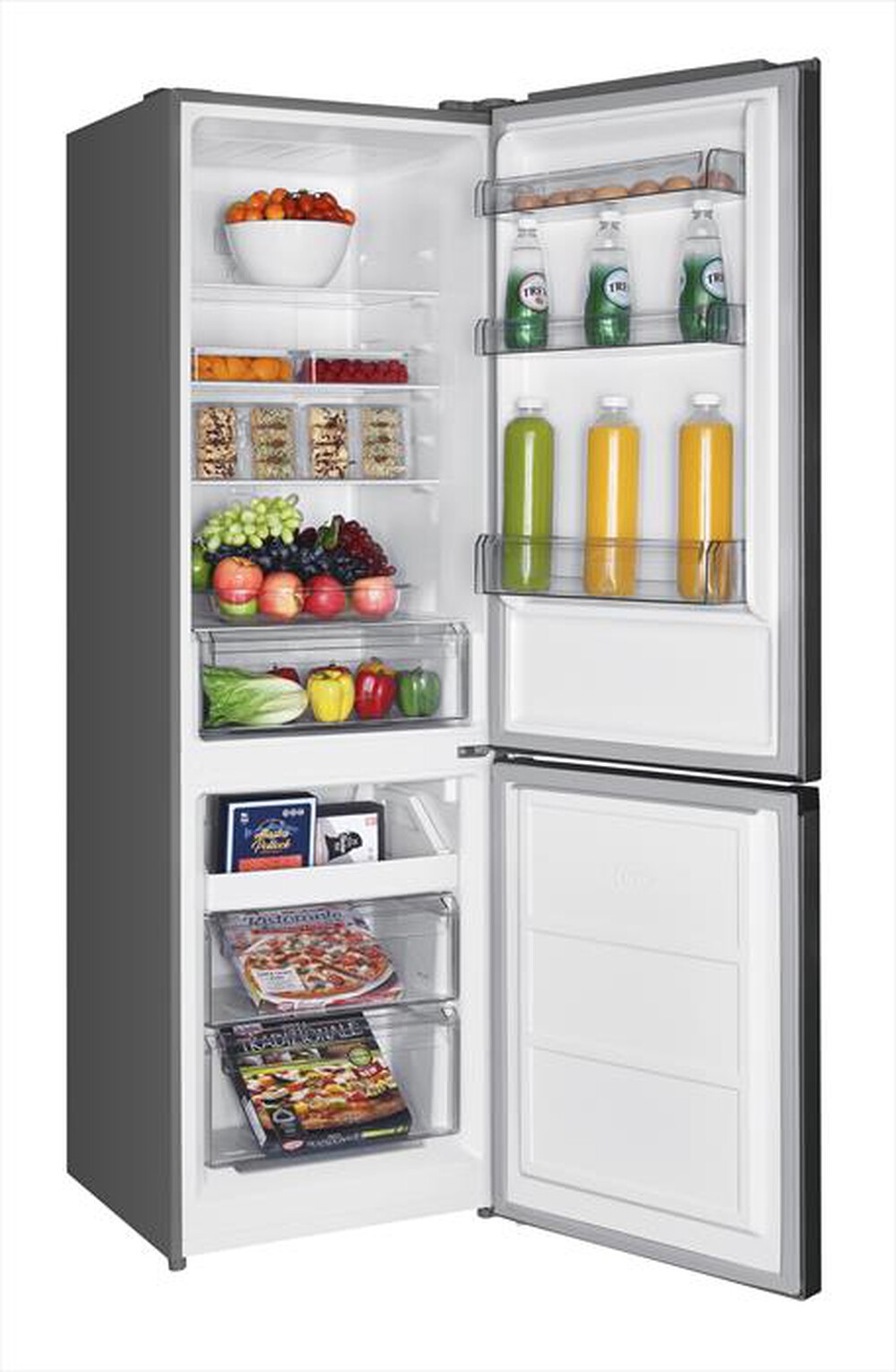 "CRANKER - Frigorifero combinato CRCB370NFX Classe F-INOX"