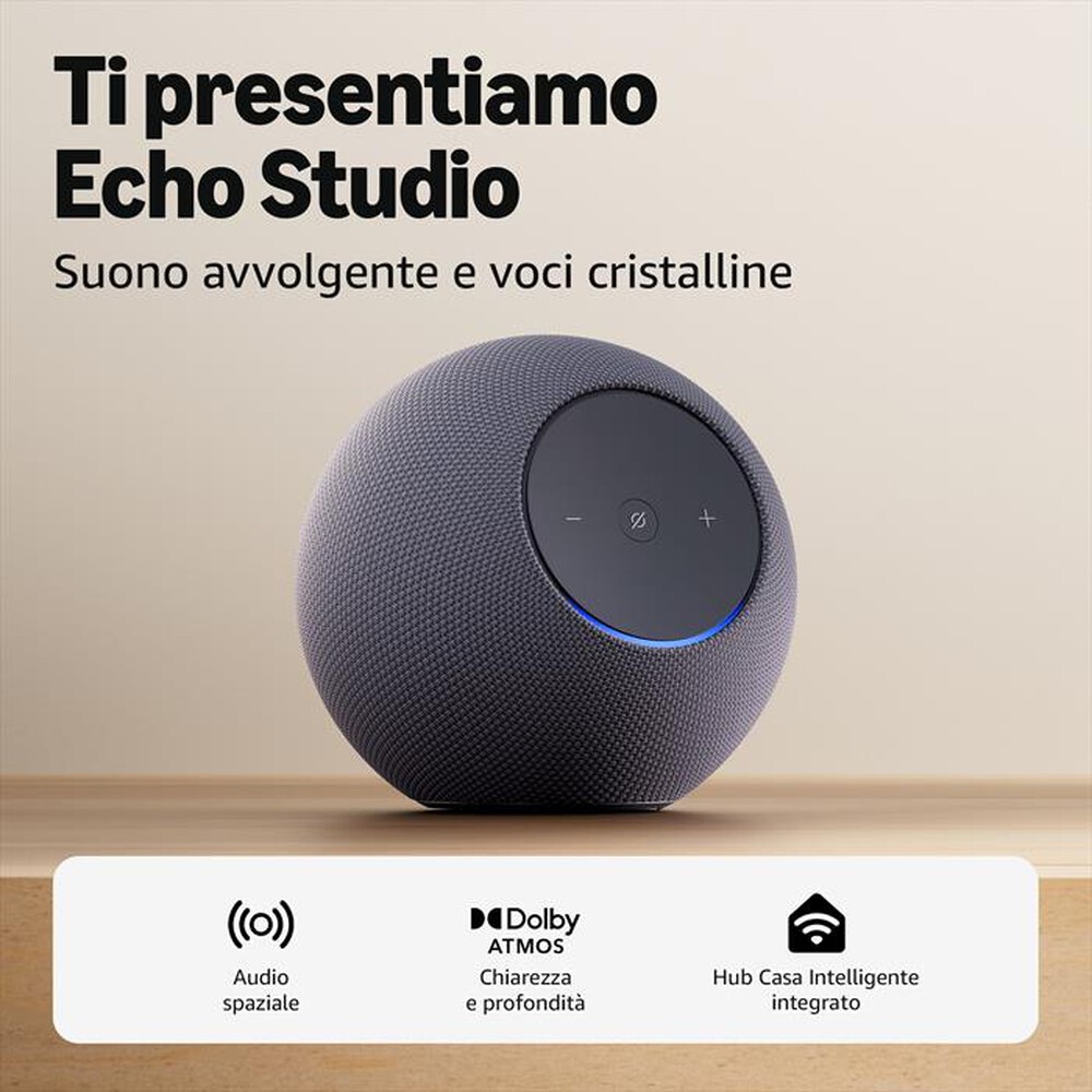Immagine del prodotto AMAZON - Speaker ECHO STUDIO (2025 RELEASE)-Grafite