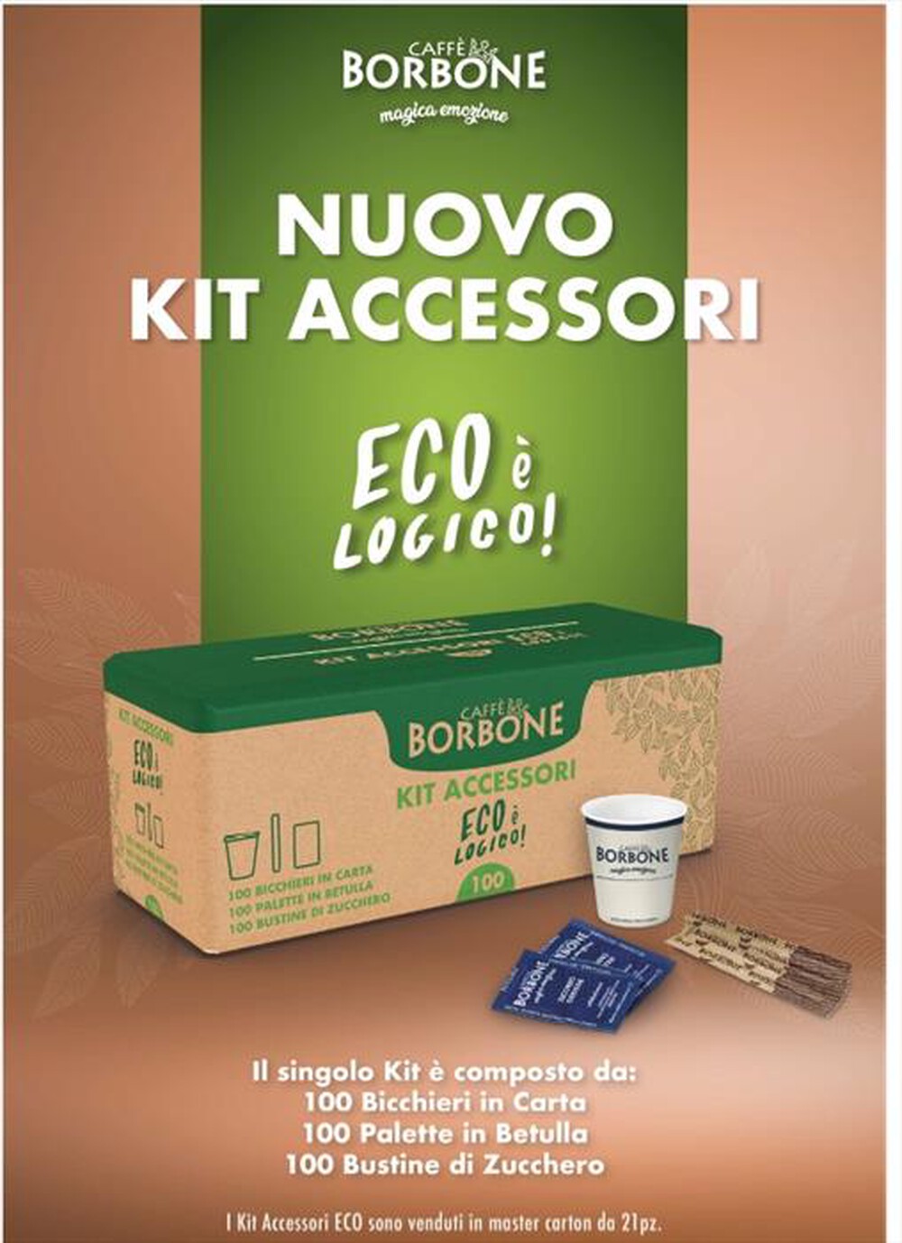 "CAFFE BORBONE - Kit accessori EcoLogico"