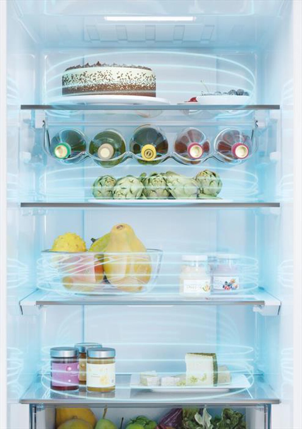 Immagine del prodotto HAIER - Frigorifero combinato HDPW5620ANPD Classe A 409 lt-Platino