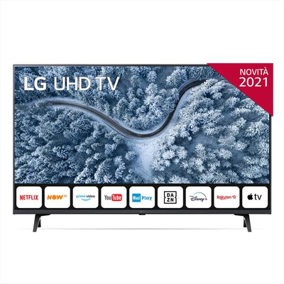 LG - Smart TV UHD 4K 43" 43UP76706LB-Dark Iron Gray