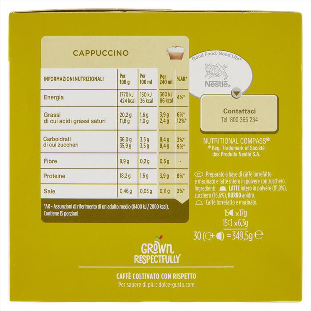 "NESCAFE' DOLCE GUSTO - DOLCE GUSTO CAPPUCCINO 30PZ"