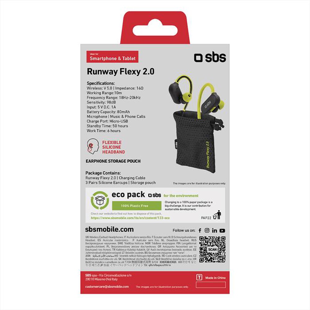 "SBS - Auricolare bluetooth TESPEARMOOVEBTK"