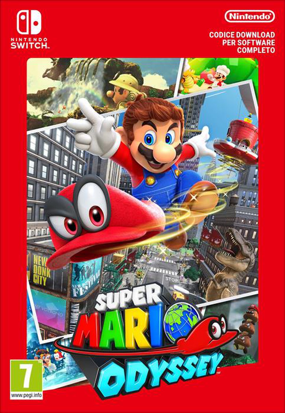 Immagine del prodotto NINTENDO - SUPER MARIO ODYSSEY - CODICE DOWNLOAD