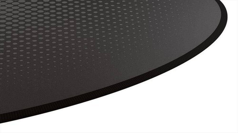 "TRUST - MIKA ROUND FLOOR MAT-Black"