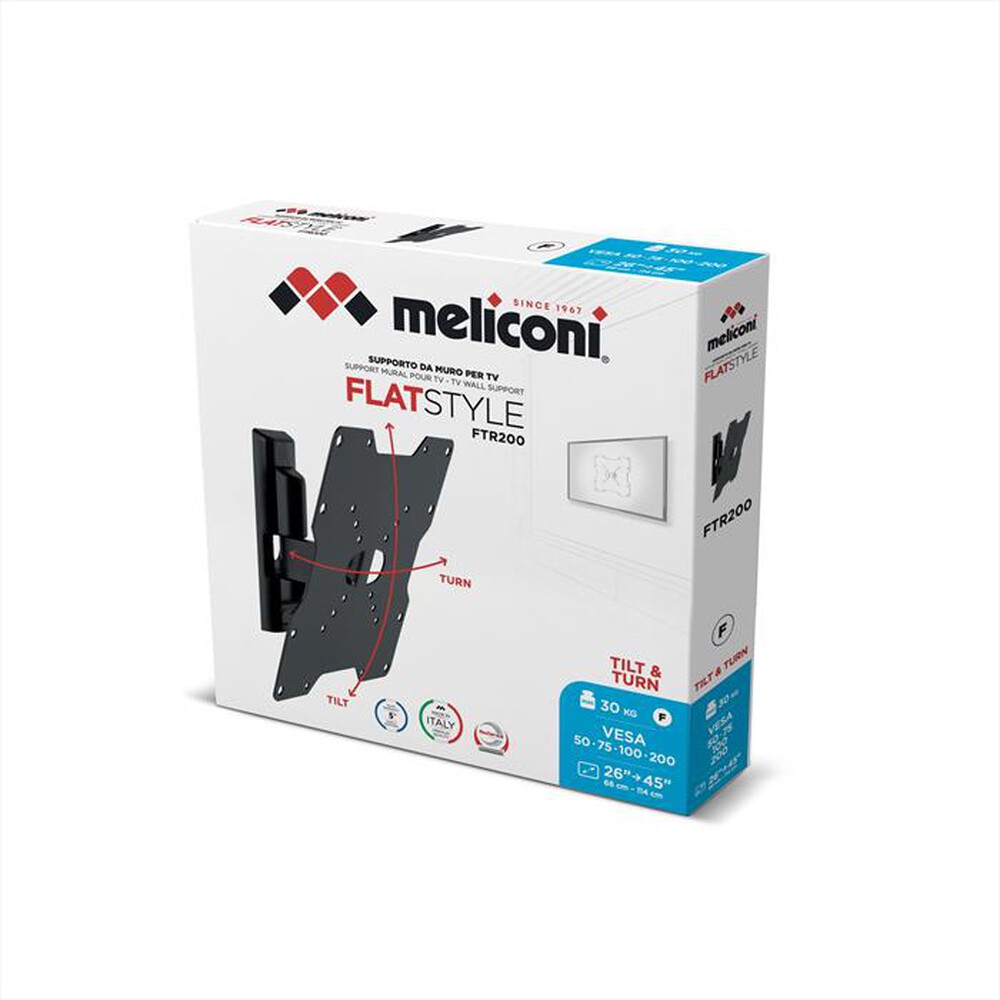 "MELICONI - Supporto TV 580455-Nero"