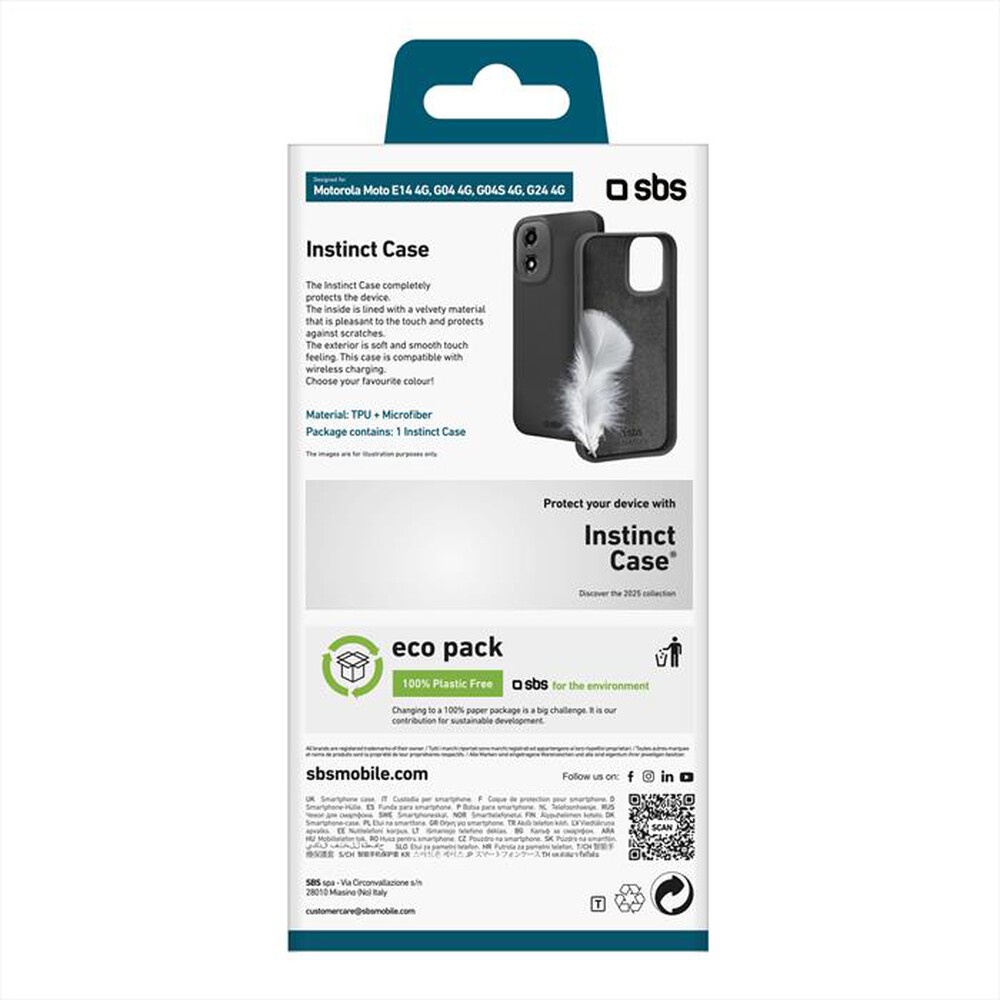 Immagine del prodotto SBS - Cover Moto E14 4G/G04 4G/G04S 4G TEINSTMOE14K-Nero