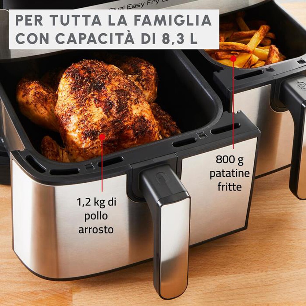 "MOULINEX - Friggitrice ad aria EZ905D20-Argento"