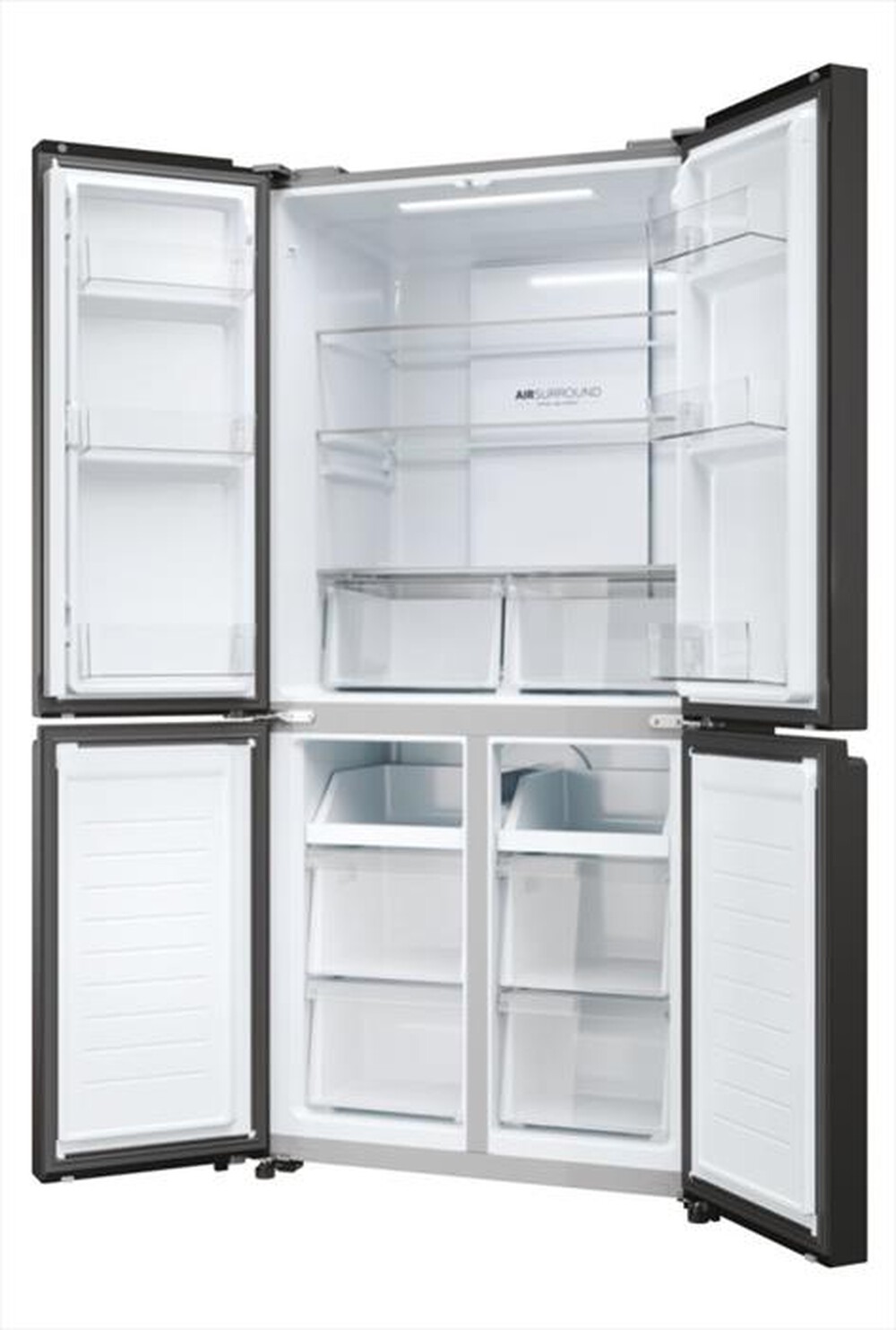 "HAIER - Frigorifero 4 porte HCR3818ENPT Classe E 467 lt-Antracite"