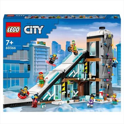 LEGO - CITY Centro sci e arrampicata - 60366-Multicolore