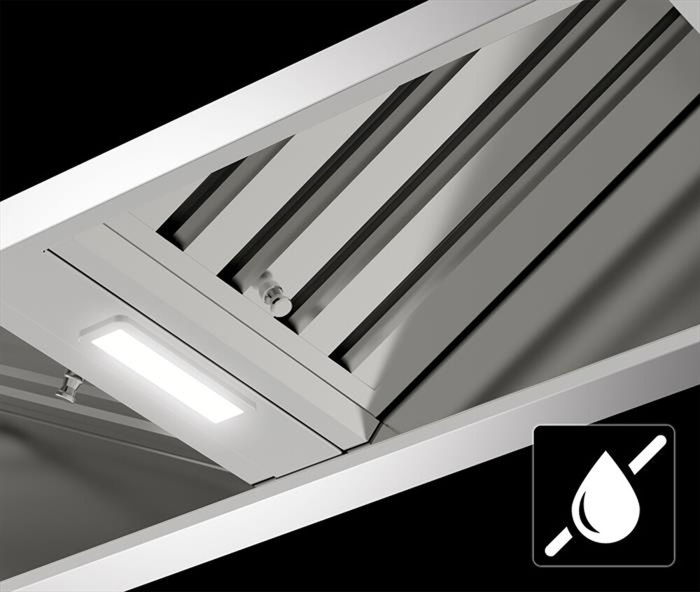 "GLEM GAS - Cappa a parete GHN680IXA-Inox"