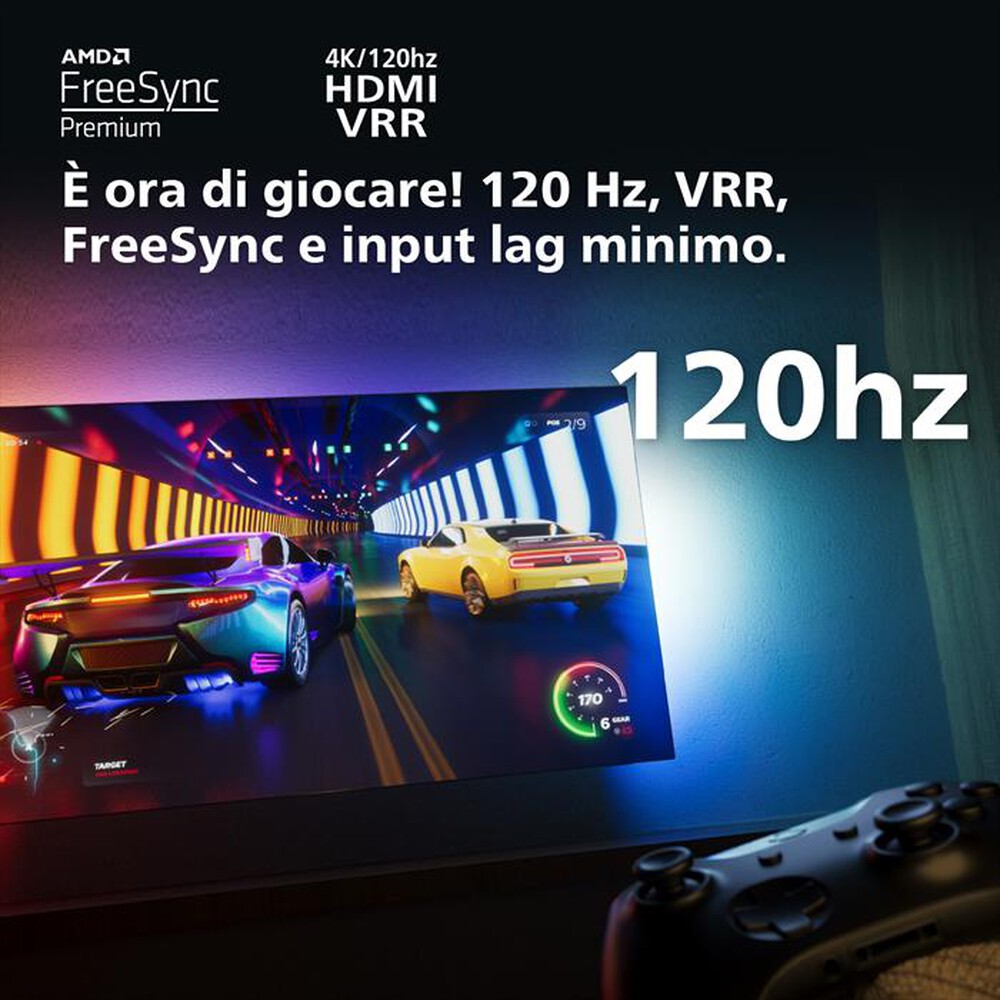 "PHILIPS - Ambilight Smart TV LED UHD 4K 43\" 43PUS8818/12-Antracite"