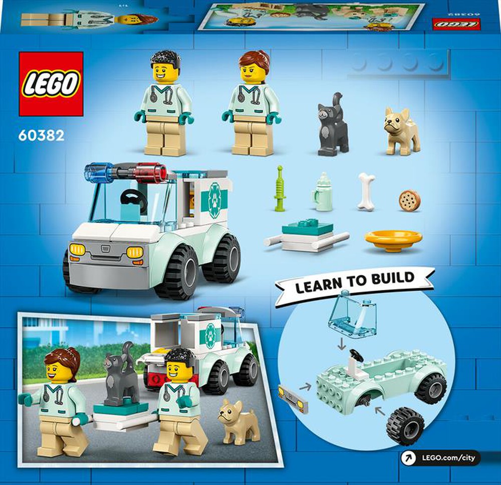 Immagine del prodotto LEGO - CITY FURGONCINO DI SOCCORSO DEL VETERINARIO -60382