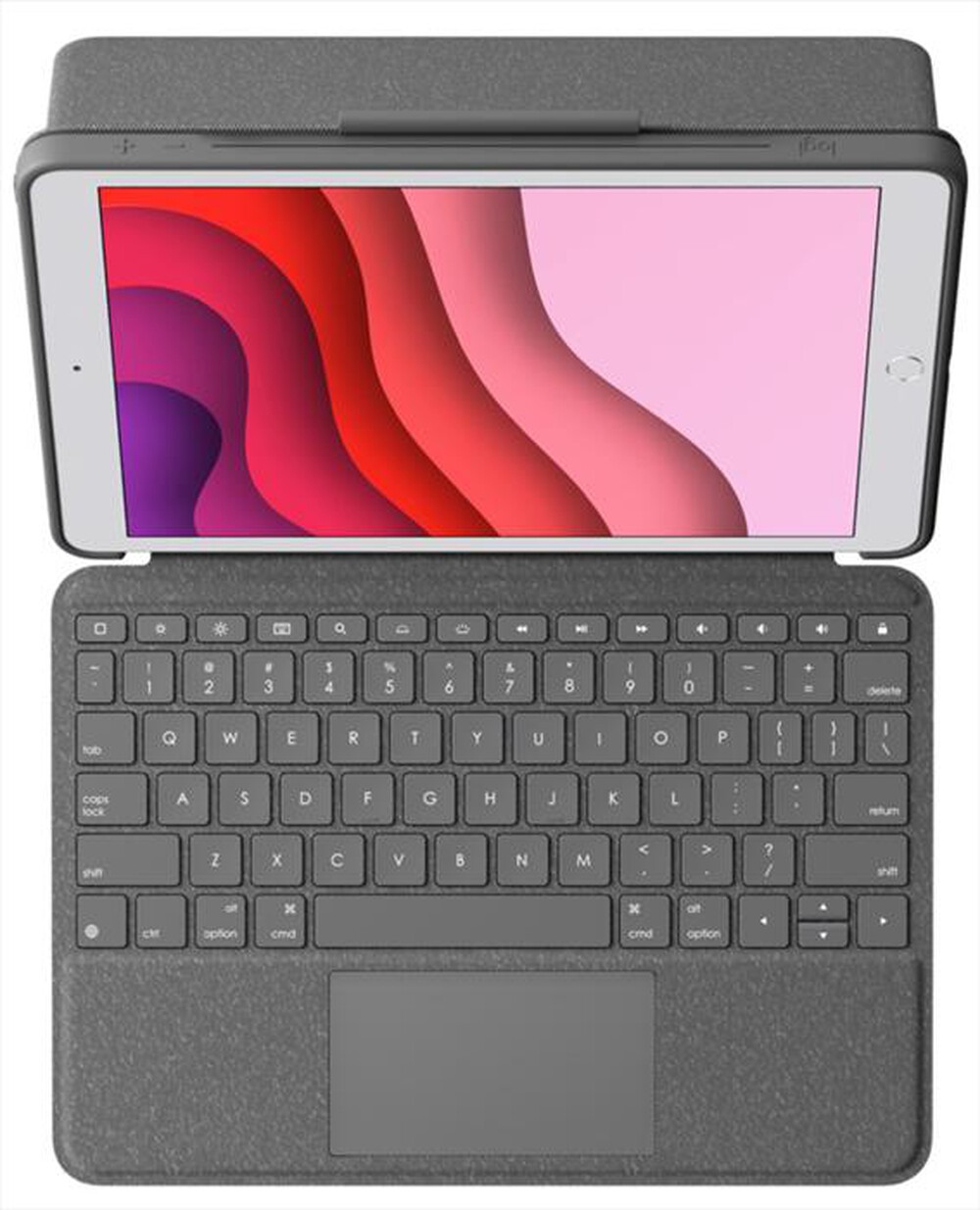 "LOGITECH - Combo Touch iPad 7a gen-Grigio"