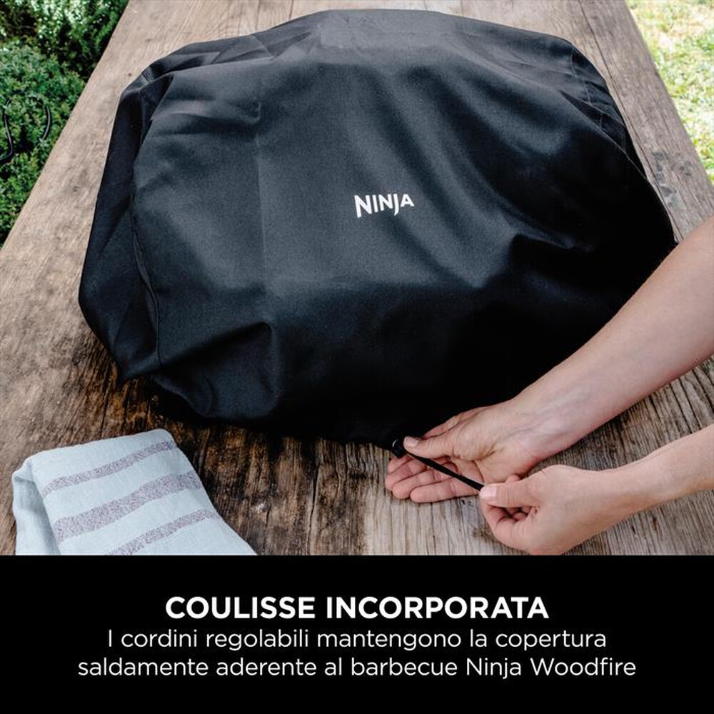 "NINJA - Custodia per barbecue elettrico Woodfire-nero"
