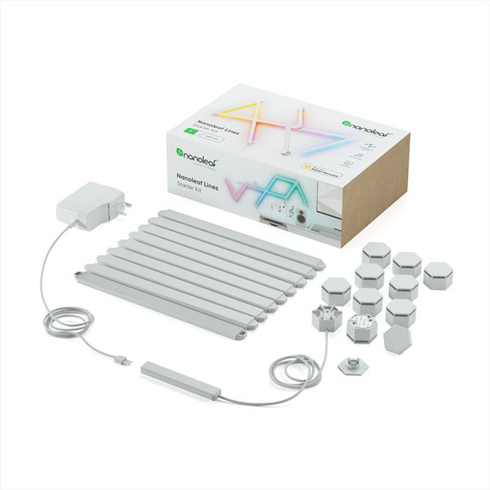 "NANOLEAF - LINES STARTER KIT (9 LINEE LUMINOSE)"