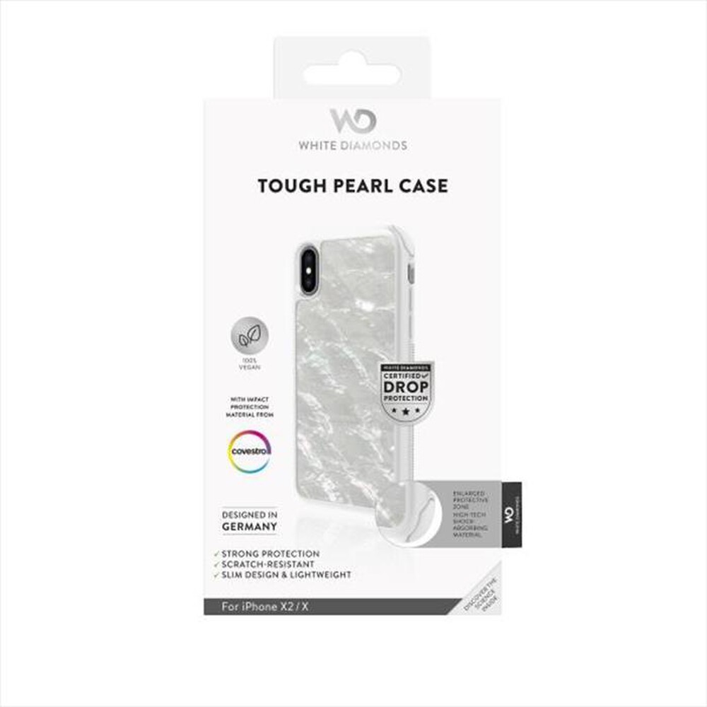 "WHITE DIAMOND - 1370TPC92 COVER IPHONE XS/IPHONE X-Bianco"