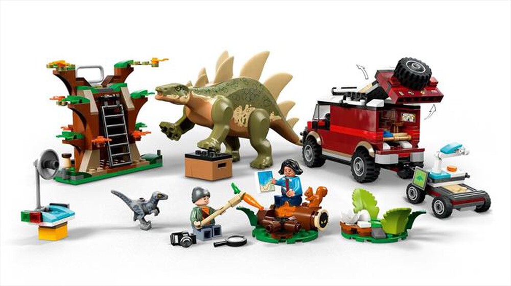 "LEGO - Missione dinosauro: scoperta stegosauro - 76965-Multicolore"