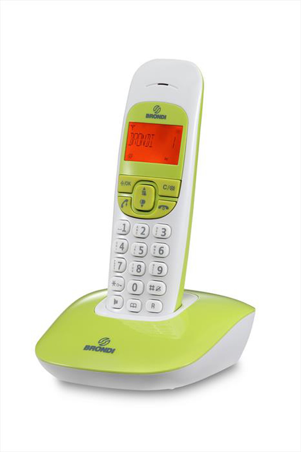 "BRONDI - Nice-Bianco/Verde"