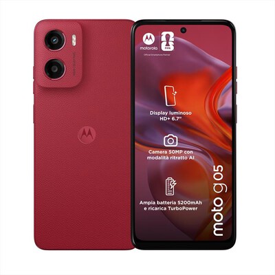 MOTOROLA - Smartphone MOTO G05 4/128GB-Plum Red