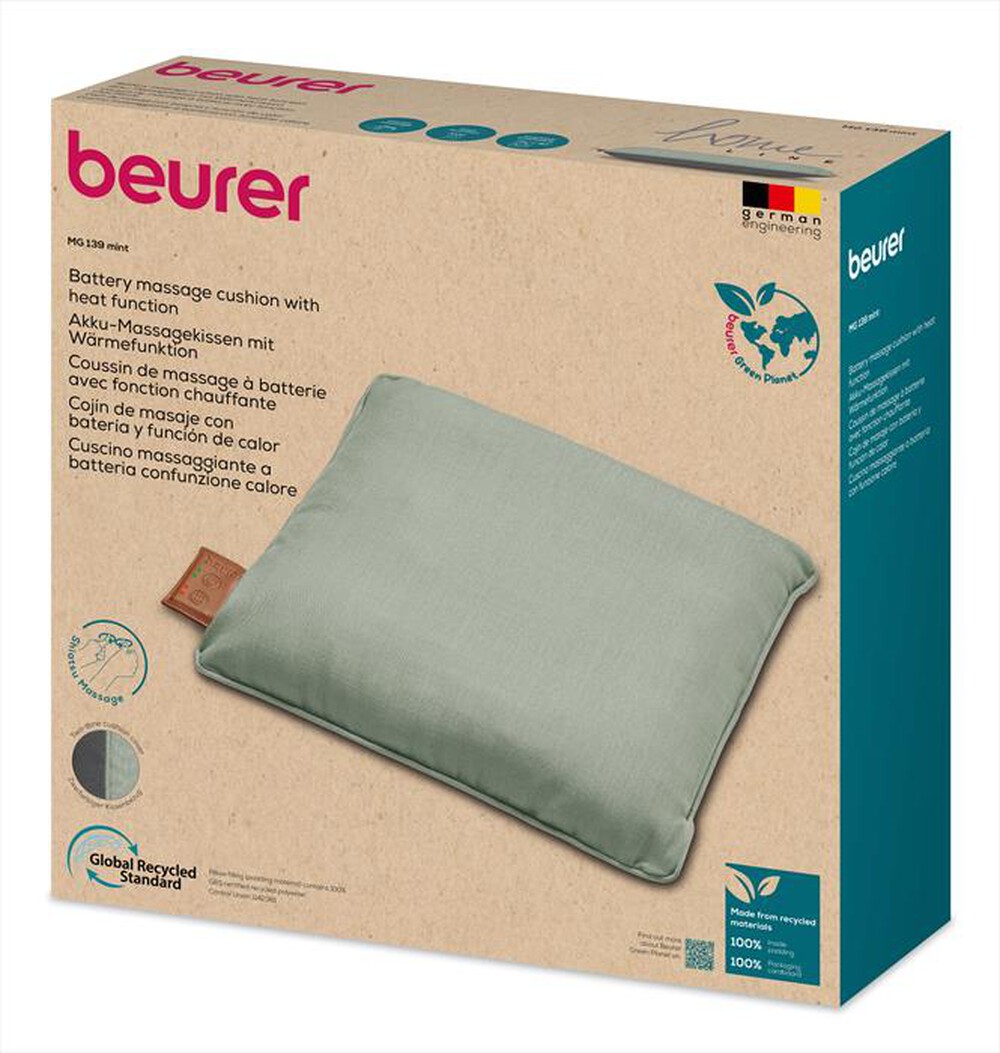 Immagine del prodotto BEURER - Cuscino massaggiante MG 139-Menta